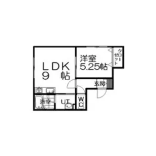 サウス南郷【202号室】の間取り
