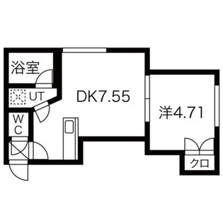 シャネル中の島六番館【103号室】の間取り