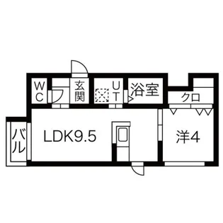 Peerson栄通12(ピアソン)【4階】の間取り