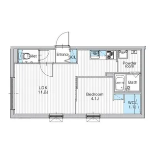 JANUS(ジェイナス)residences南郷Hills【3階】の間取り