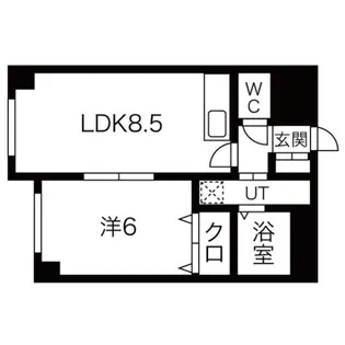 ゆとり南郷【403号室】の間取り