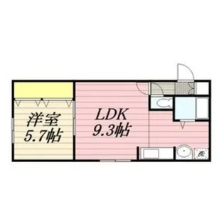 パトラス白石【4階】の間取り