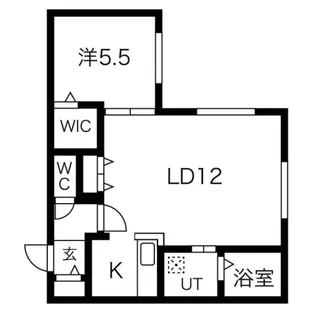 ALPHA菊水【3階】の間取り