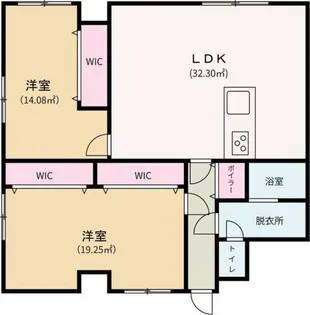 メゾン平岸エトワール【3階】の間取り