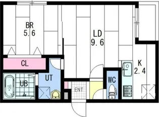 クレストパークヒルズ【2階】の間取り