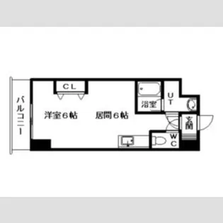 アーバン菊水【4階】の間取り