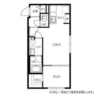 LA・GARE(ラ・ガーレ)【3階】の間取り