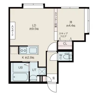 アルセ【1階】の間取り