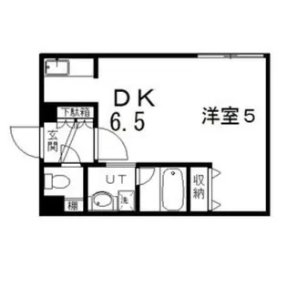 ブリックス南郷【302号室】の間取り