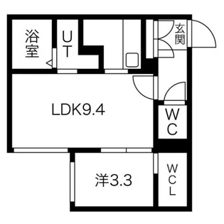 グレンウッド菊水【3階】の間取り