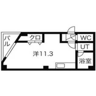 プレジール本郷【203号室】の間取り