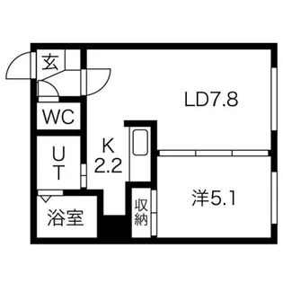 COSK美園(コスク美園)【2階】の間取り