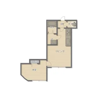 ライブマーケット豊平【302号室】の間取り