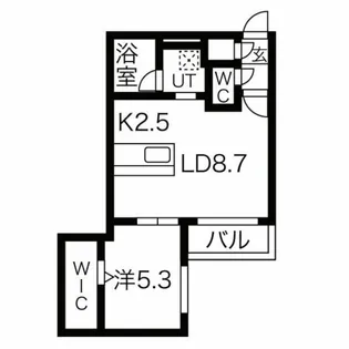 スターレジデンス福住【4階】の間取り