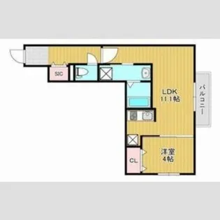 ザ・レジデンス南平岸【3階】の間取り