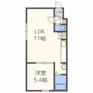 PROUD南郷【4階】の間取り