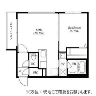 COMODOJOURS(コモドジュール)13-7【4階】の間取り