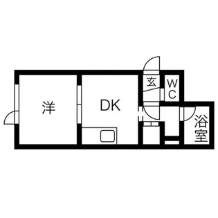 サンハウス【205号室】の間取り