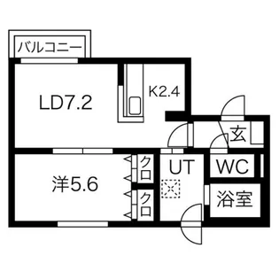 SOFIA TOYOHIRA【3階】の間取り