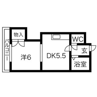 アーバンハイツ平岸【311号室】の間取り