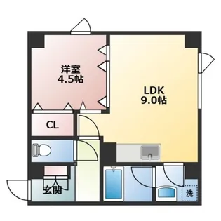ライブヒア【302号室】の間取り