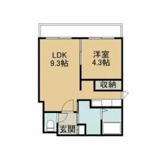 アンジュール【301号室】の間取り