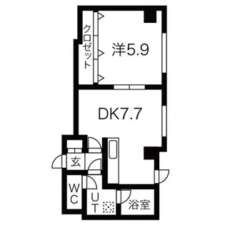 ゆとり南郷【4階】の間取り