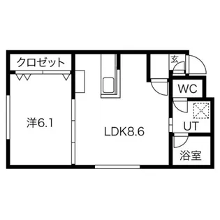 アークガーデンシティ B棟【1階】の間取り
