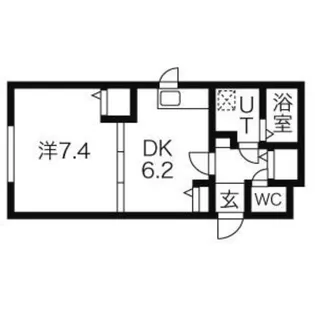 ノーススカイ【1階】の間取り