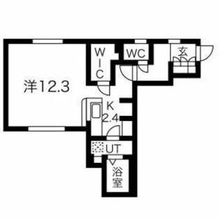 ラフィナート山鼻【1階】の間取り