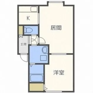 ヴェルドーネ【105号室】の間取り