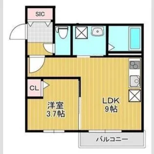 the residence 南平岸 (ザ・レジデンス南平岸)【502号室】の間取り