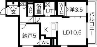 アルファスクエア南郷丘公園【1階】の間取り