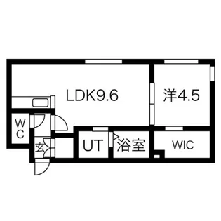 レジデンス南郷通16丁目北 A【3階】の間取り