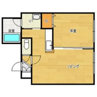 ブランノワールAMJ南郷【2階】の間取り