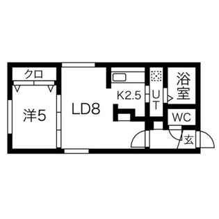 アレグリア豊平1条【4階】の間取り