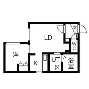 ルーチェ月寒東【1階】の間取り