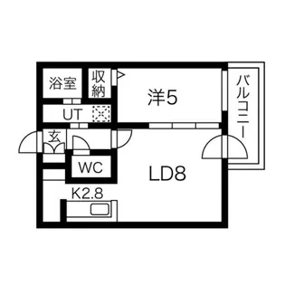 エスペランサ平岸【3階】の間取り