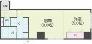 コトン月寒中央【802号室】の間取り