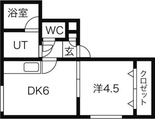 Doux Karen Pure (デュー・カレン・ピュア)【201号室】の間取り