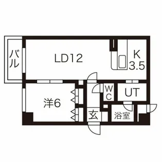 さんぱちBLDI【6階】の間取り