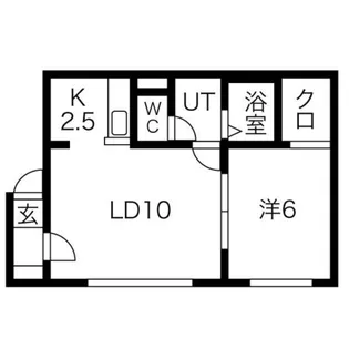 パークレジデンス菊水 I【1階】の間取り