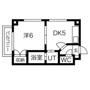 ザ・ステイツ南郷【303号室】の間取り