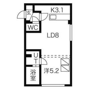 リベルタ福住【1階】の間取り