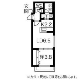 ソレーユ南10条【3階】の間取り