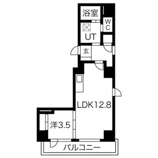 Alpha Ph 南平岸【6階】の間取り