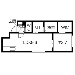 Asset Home Hiragishi【1階】の間取り