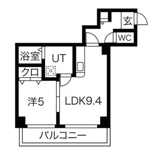 fleuve(フルーヴ)福住【3階】の間取り