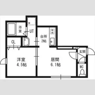 Wisteria-S【4階】の間取り
