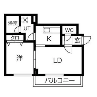 ノースタウン月寒【3階】の間取り
